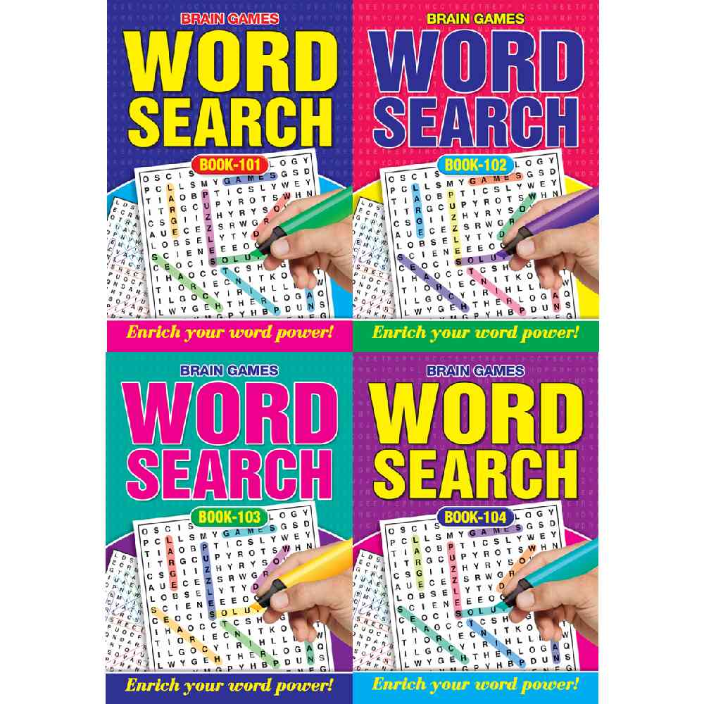 A5 Wordsearch Book 101-104  x48 AVAILABLE DECEMBER