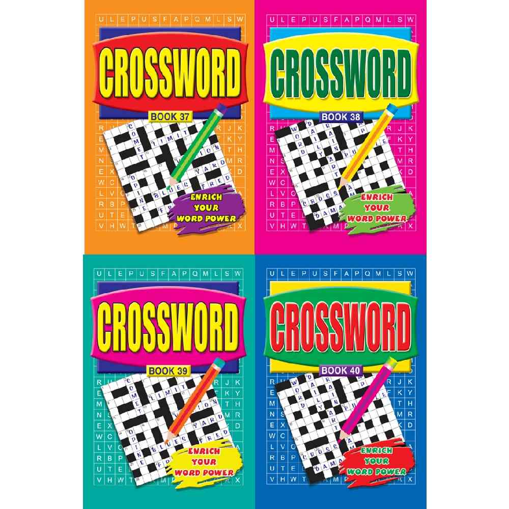 A5 Crossword Book 4t 37-40 AVAILABLE DECEMBER