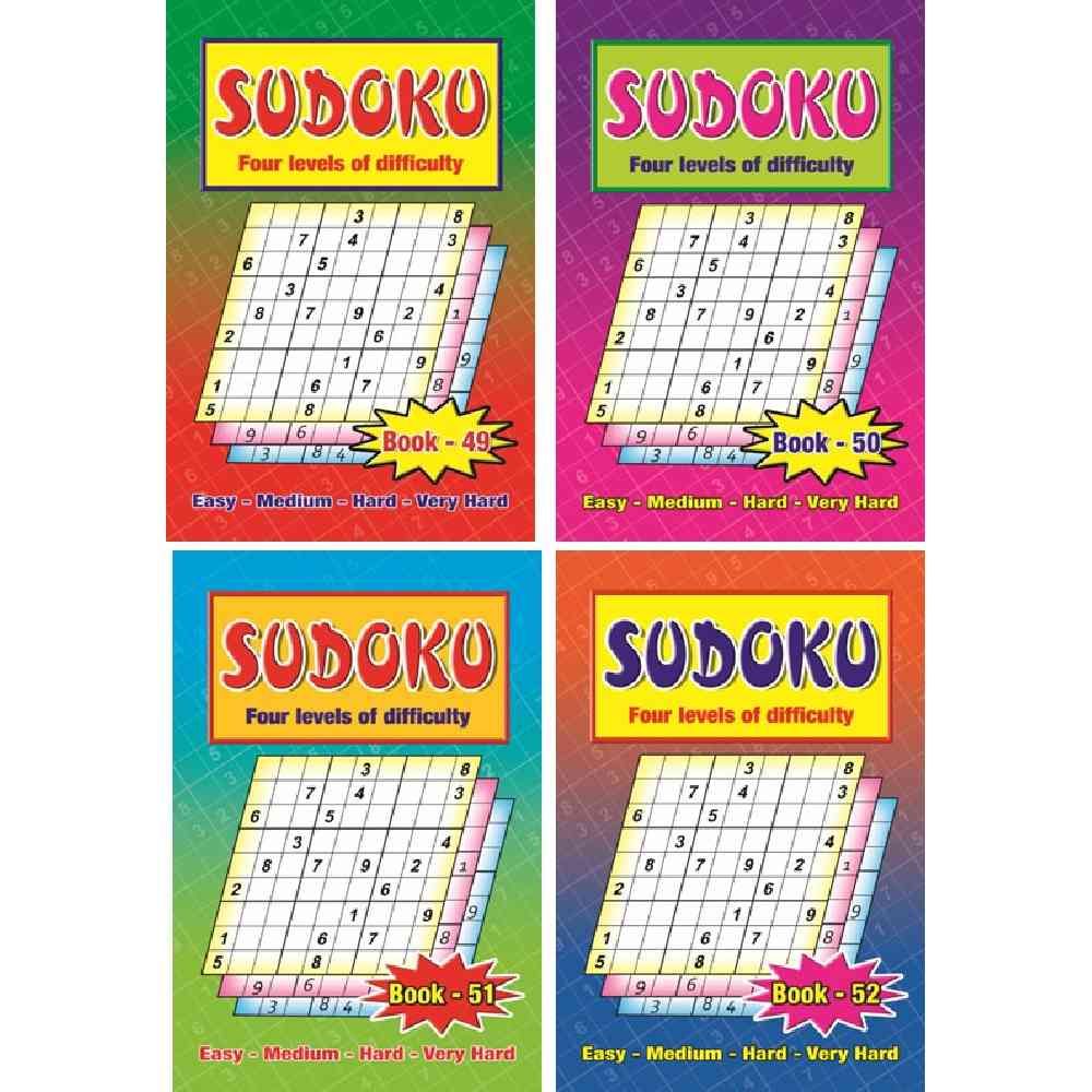 A5 Sudoku 49-52 AVAILABLE DECEMBER