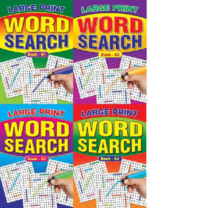 A5 large Print Wordsearch 61-64 Available March