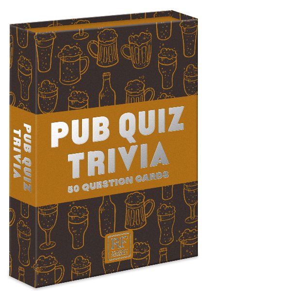 50 Trivia Cards Pub Quiz