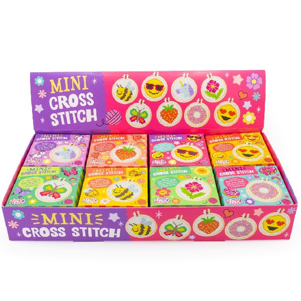 Craft Club CDU Mini Cross Stitch  8T (Pack of 16)