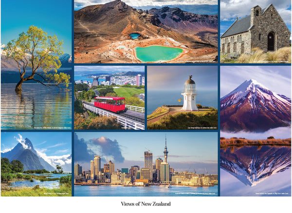 100 Piece Jigsaw - New Zealand Montage PREORDER Available late January