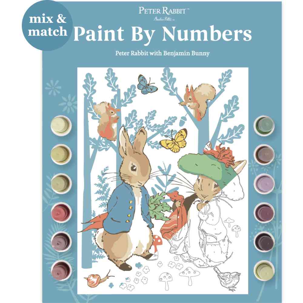 A3 Envelope Paint By Numbers Peter Rabbit BACKORDER DUE OCTOBER