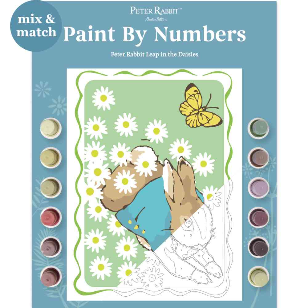 A3 Envelope Paint By Numbers Peter Rabbit Daises BACKORDER DUE OCTOBER