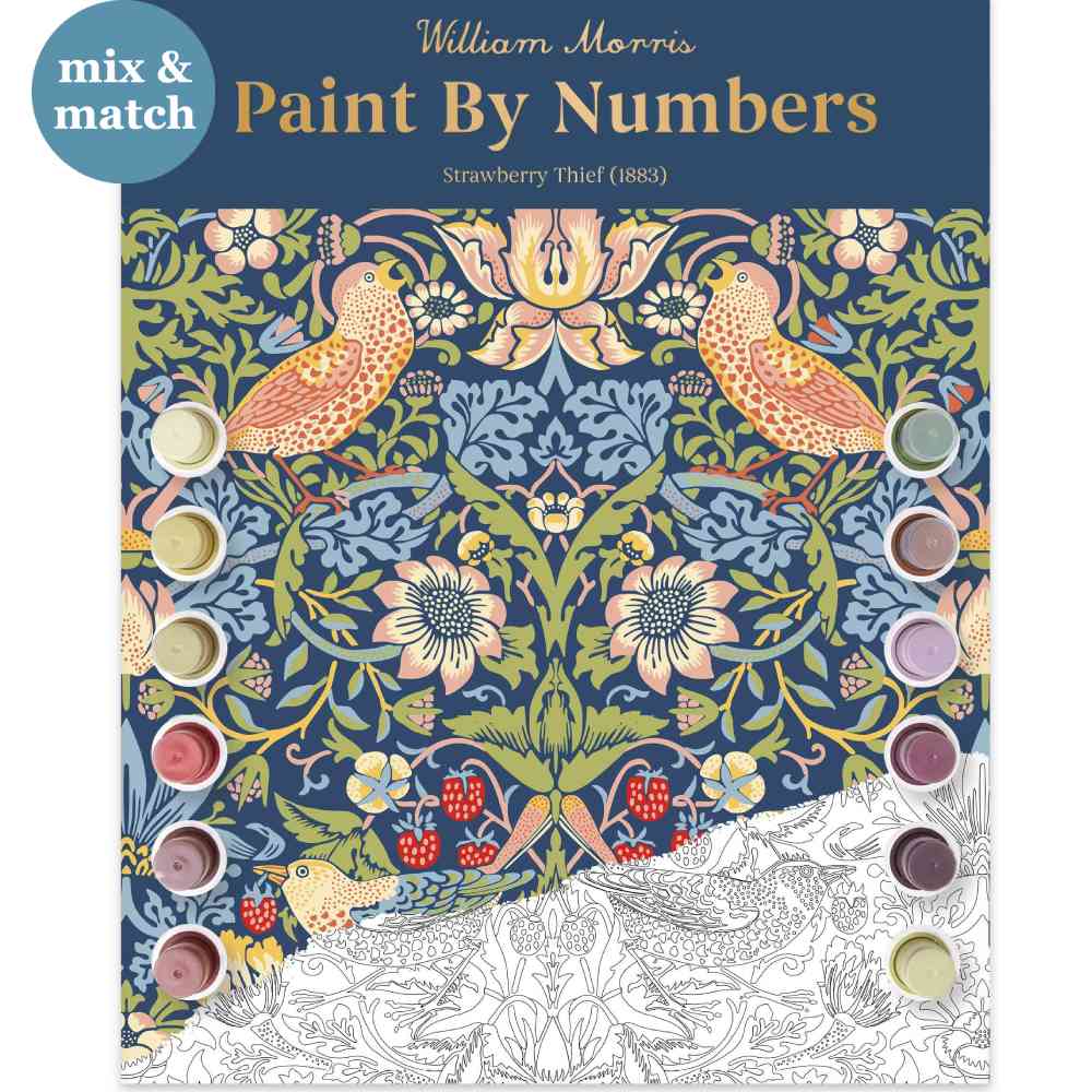 A3 Envelope Paint By Numbers Strawberry Thief  - BACKORDER DUE OCTOBER