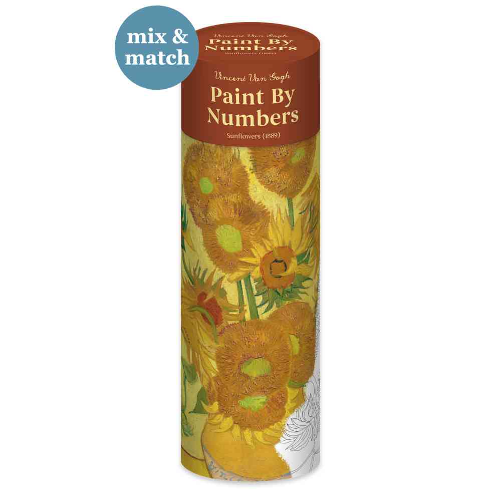 Paint By Numbers in Tube Sunflowers BACKORDER DUE MID OCTOBER