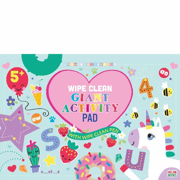 Wipe Clean Activity Pad Pink
