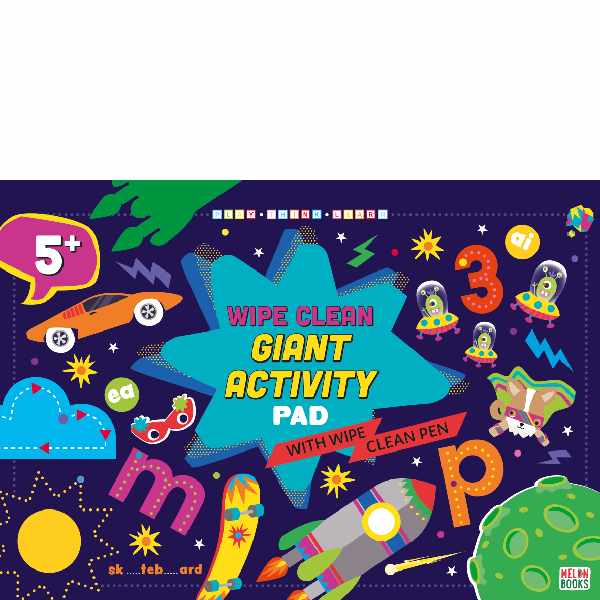 Wipe Clean Activity Pad Blue