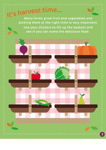 Little Adventures Farmyard Sticker Activity