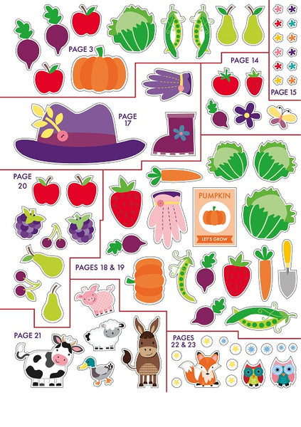 Little Adventures Farmyard Sticker Activity