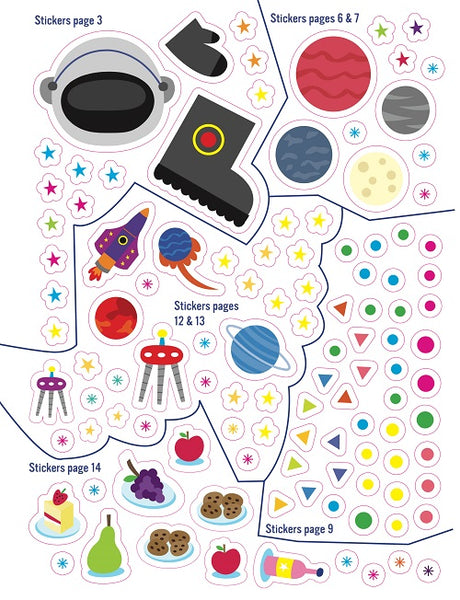 Little Adventures Space Sticker Activity