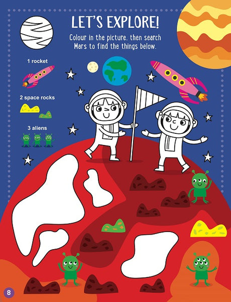 Little Adventures Space Sticker Activity