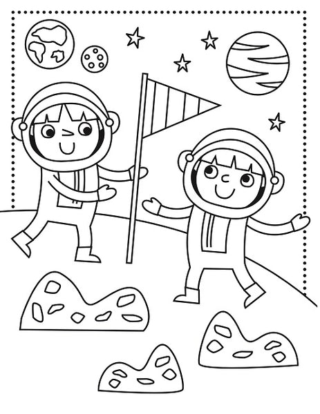 Little Adventures Space Sticker Activity