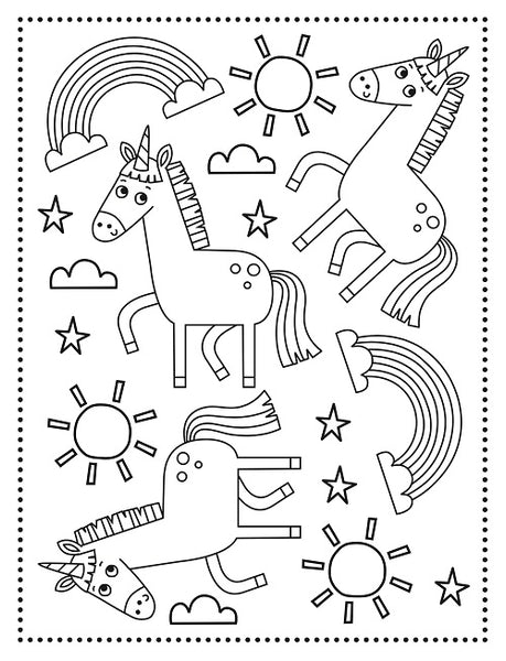 Little Adventures Unicorn Sticker Activity