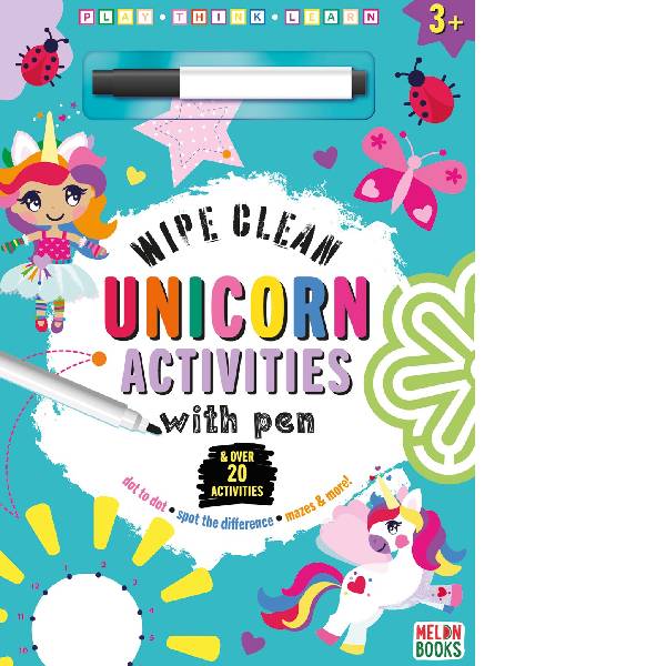 Unicorn Wipe Clean Activity Book