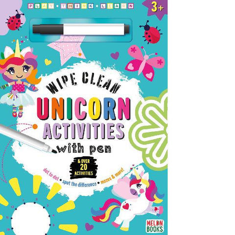 Unicorn Wipe Clean Activity Book