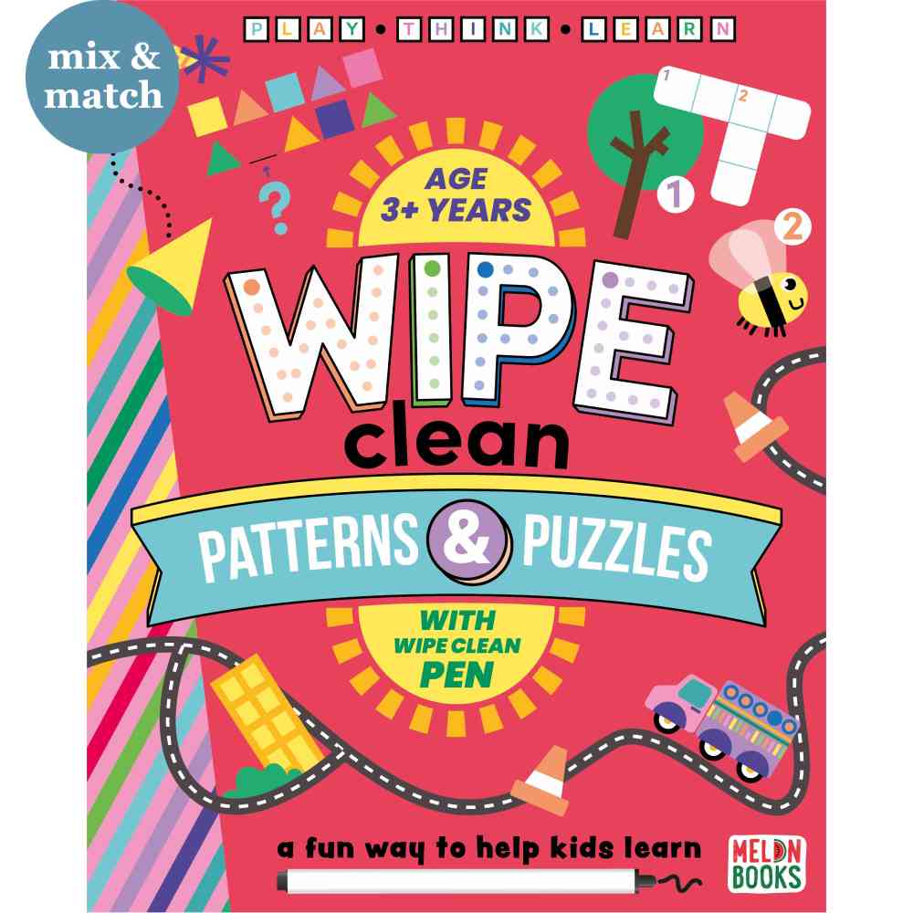 Patterns And Puzzles Wipe Clean