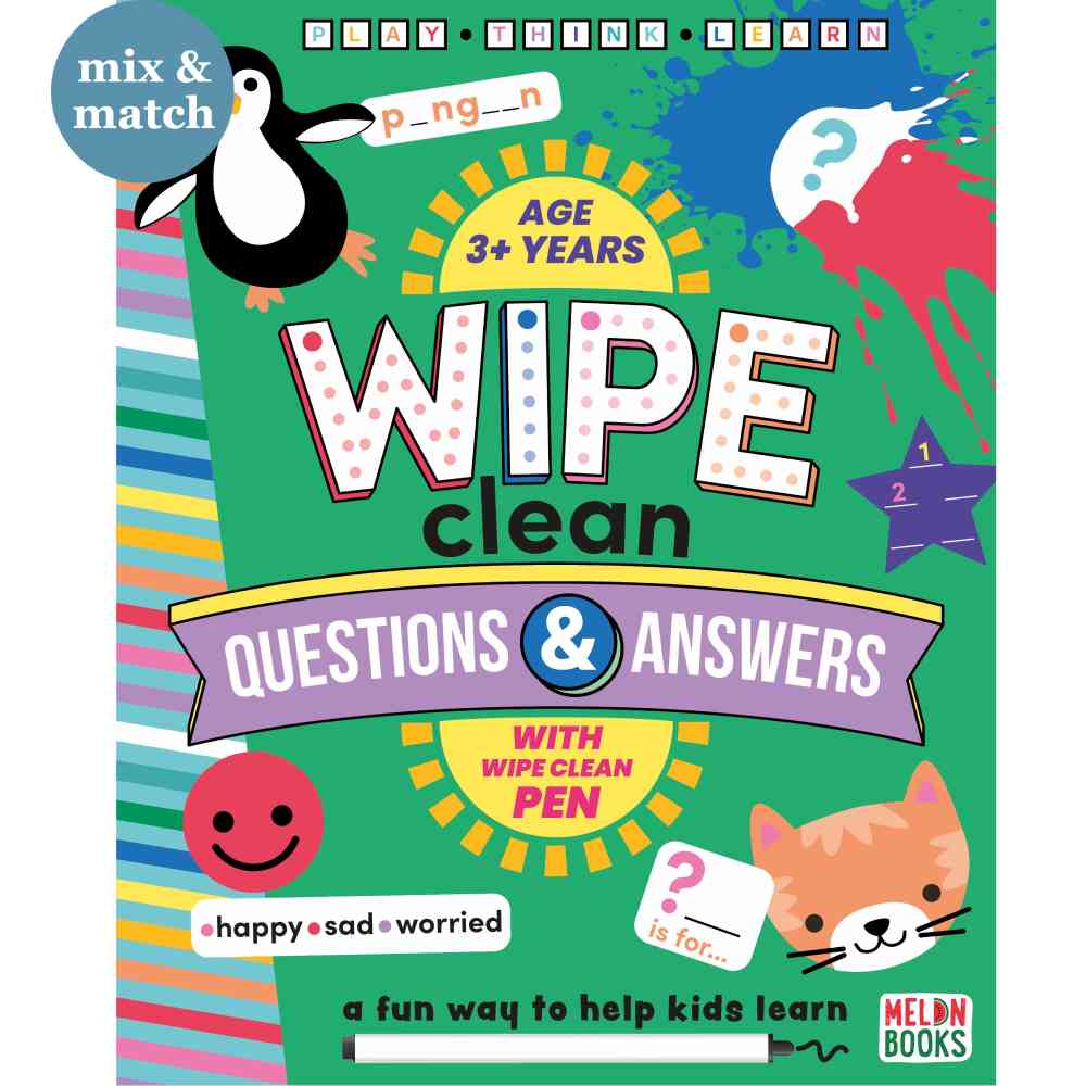 Questions And Answers Wipe Clean