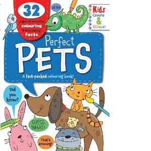 Perfect Pets Fact Colouring Book