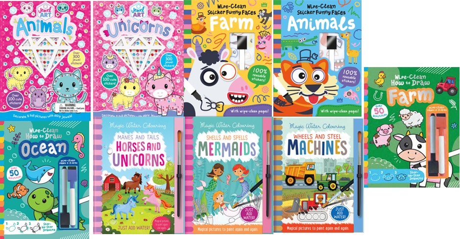 Childrens Activity pack 20 books assorted