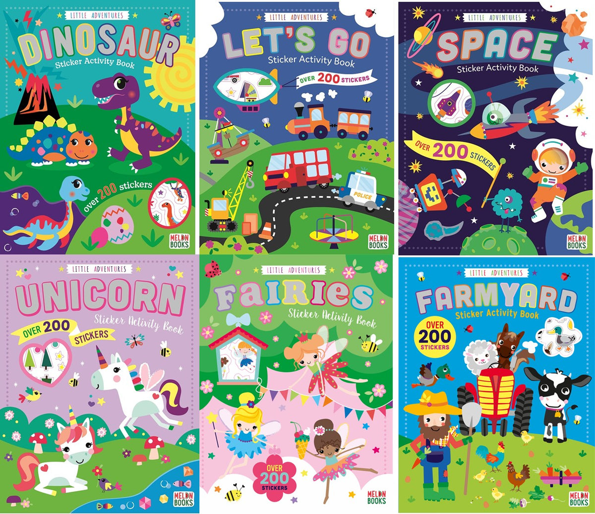 Little Adventure Sticker Activity PACK 24 assorted