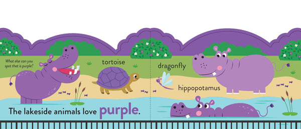 At The Zoo Chunky Scene board Book