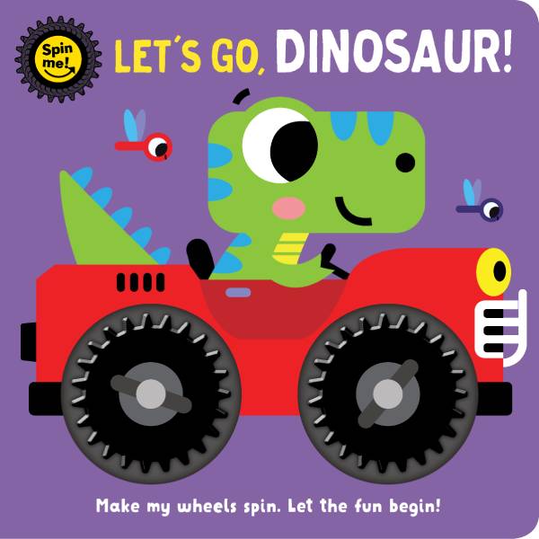Spin Me Lets Go Dinosaur Board Book