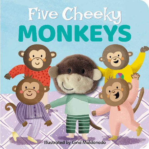 Five Cheeky Monkeys Finger Puppet