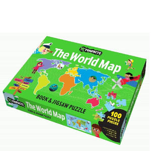 The World Map Fun Facts Book & Jigsaw