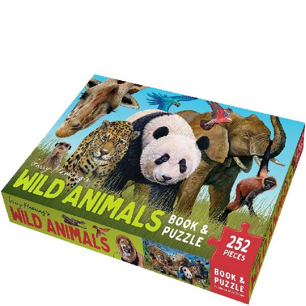 Wild Animals Book & Jigsaw