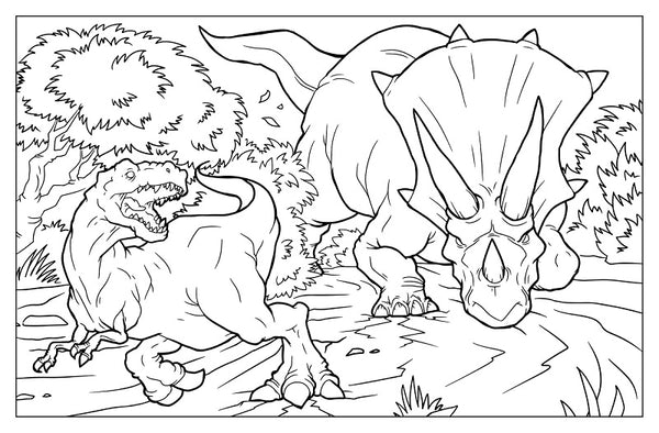 Dinosaurs 1000 Stickers & Colour