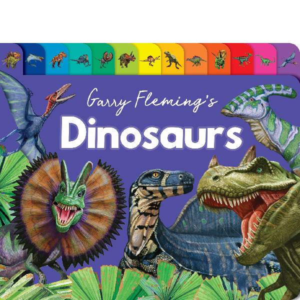 Dinosaurs of the World Chunky Tabbed board