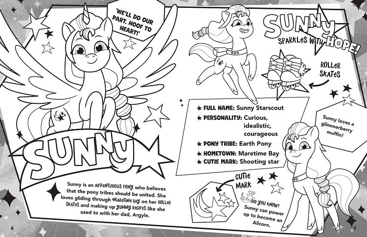 My Little Pony Meqa Colouring – Blue Duck Books