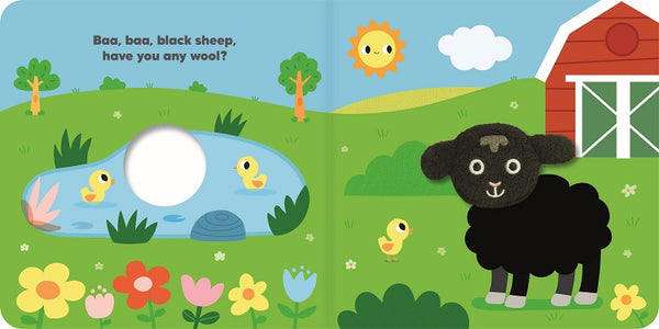 Baa Baa Black Sheep Finger Puppet