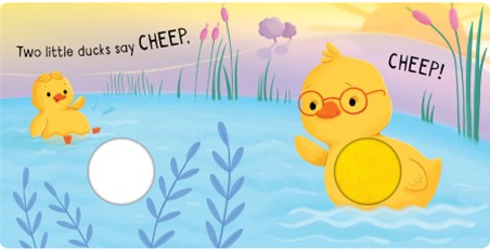 Squeaky Plush Five Little Ducks Board Book
