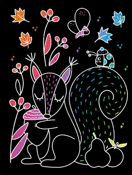 Scratch Art Animals