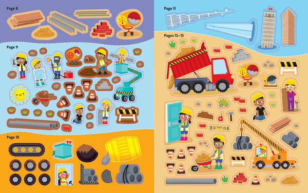 Construction Sticker Activity