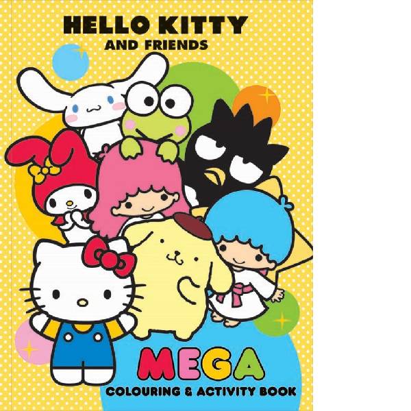 Hello Kitty And Friends Mega Colouring