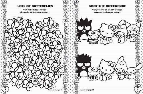 Hello Kitty And Friends Mega Colouring