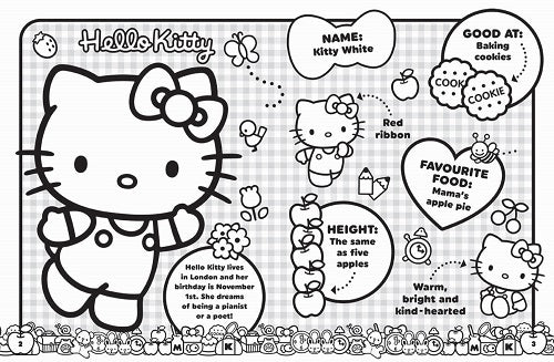 Hello Kitty And Friends Mega Colouring