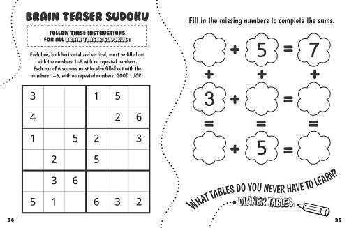 Brain Busting For Kids – Number Puzzles