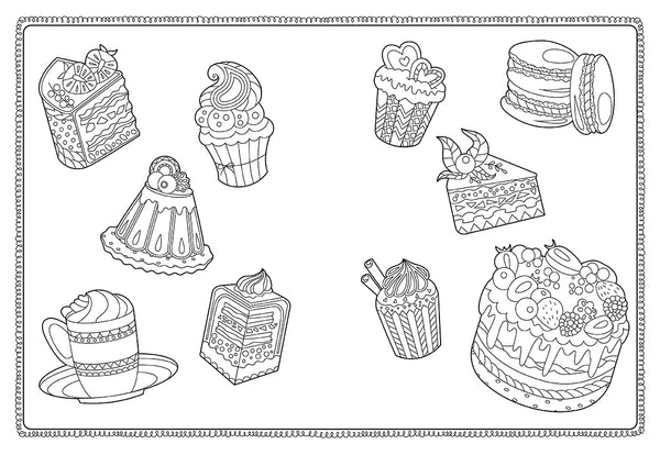 Sweets and Treats 1000 Stickers And Colour
