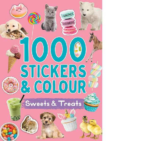 Sweets and Treats 1000 Stickers And Colour