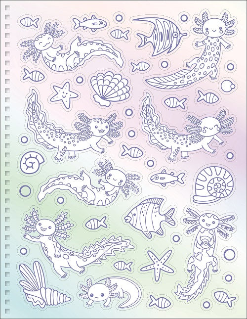 Velvet Art Axolotls