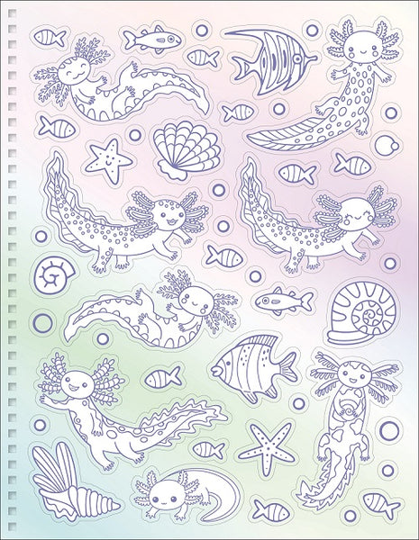 Velvet Art Axolotls