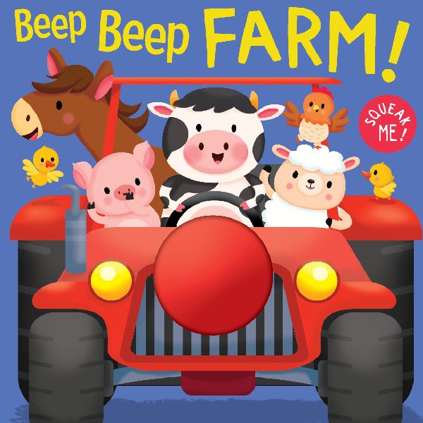 Squeak Me Beep Beep Farm Board  AVAILABLE late December