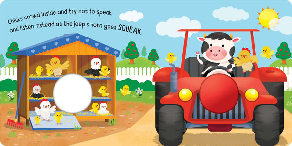Squeak Me Beep Beep Farm Board  AVAILABLE late December