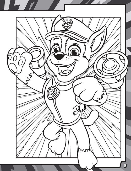 Paw Patrol Mega Colouring