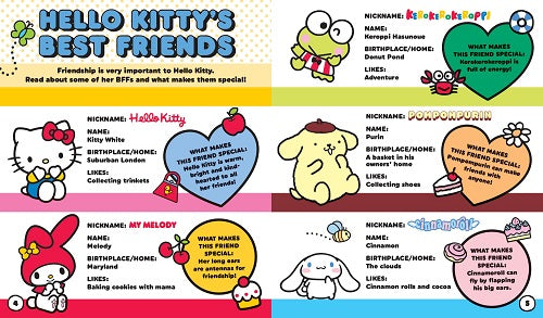 Hello Kitty Book With Bag Tag